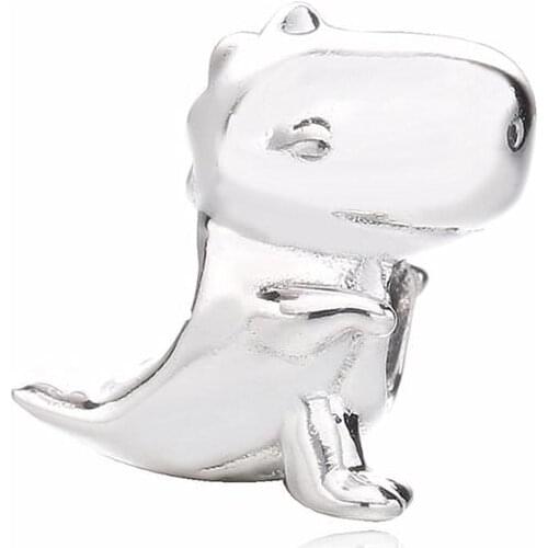 Ajax 100% 925 Sterling Silver Jewelry Dinosaur Beads For Women Bracelet Accessories Pulseras Mujer