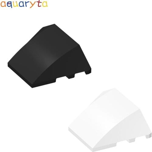 Aquaryta 30pcs Slope Curved 4x3 Building Blocks Parts MOC Compatible with 64225 DIY Education Toys for Teens