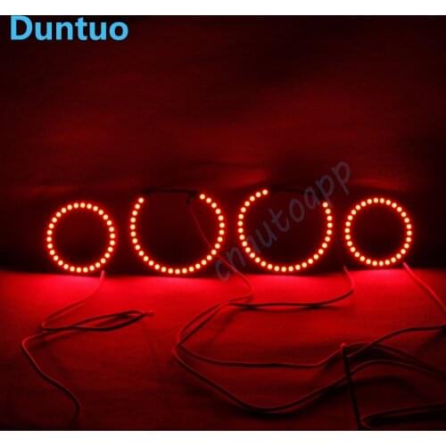 RGB Angel Eyes Car Headlight Halo Ring Bluetooth Wireless RF IR Controller DRL For Mazda 6 Angel Eyes M6 2003-2007 One Set