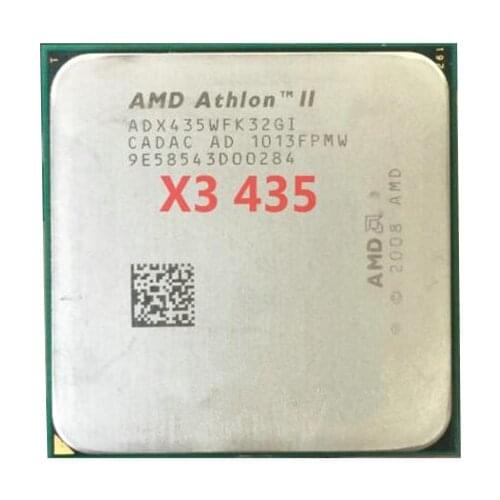 FREE SHIPPING Best quality Original Athlon II X3 435 processor (2.9GHz/1.5MB L2 Cache/AM3) Desktop CPU