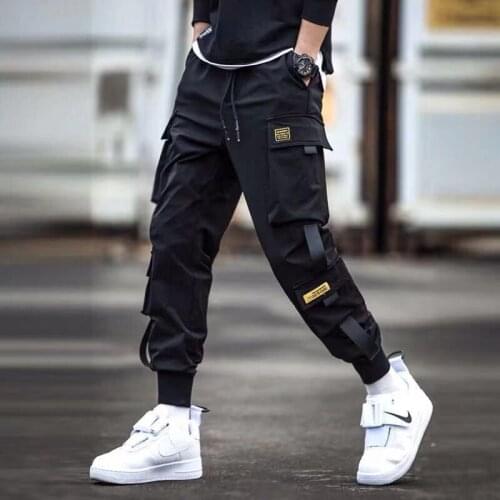 New Dry Mens Pants pocket Full Length Men HIPHOP joggers Pants Plus Size Trousers men belt women streetwear