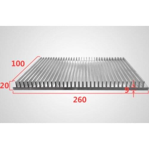 Fast Free Ship 260*20*100mm Heatsink Can be customized high-power electronic radiator aluminum radiator