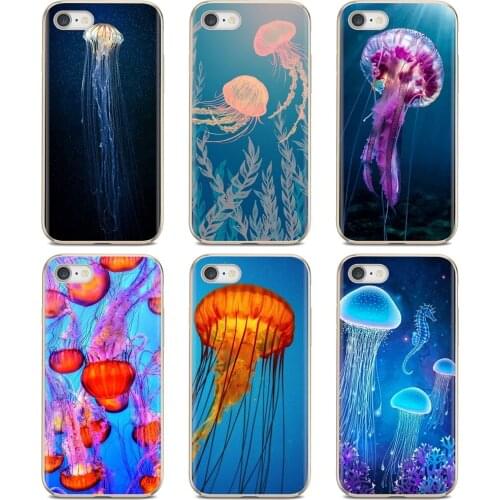 For Samsung Galaxy J1 J2 J3 J4 J5 J6 J7 J8 Plus 2018 Prime 2015 2016 2017 EU Jellyfish beauty Wallpapers for phone 2 Soft Case