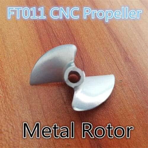 Feilun FT011 RC Boat Spare Parts Upgrade CNC metal propeller Tail Rotor Blade 1pc