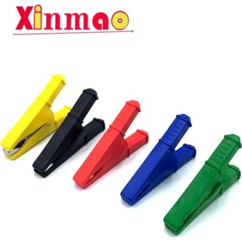 50A 75mm Insulated Crocodile Crocodile Car Caravan Van Battery Test Lead Clips Best Promotion Alligator Clips 50A