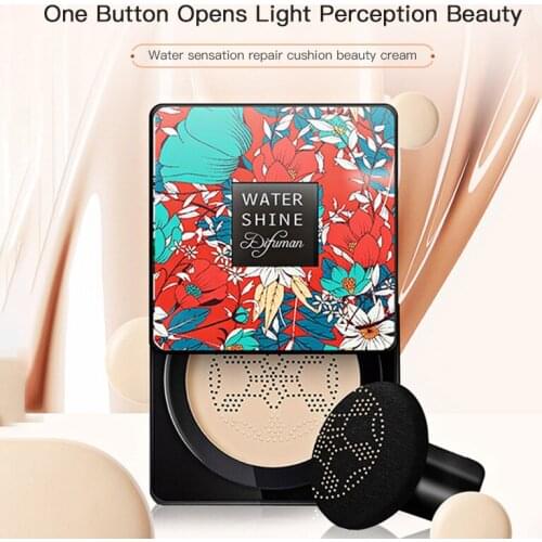 Mushroom Head Air Cushion CC Cream Face Foundation Waterproof Moisturizing BB Cream Concealer Long Lasting Face Cosmetics TSLM2
