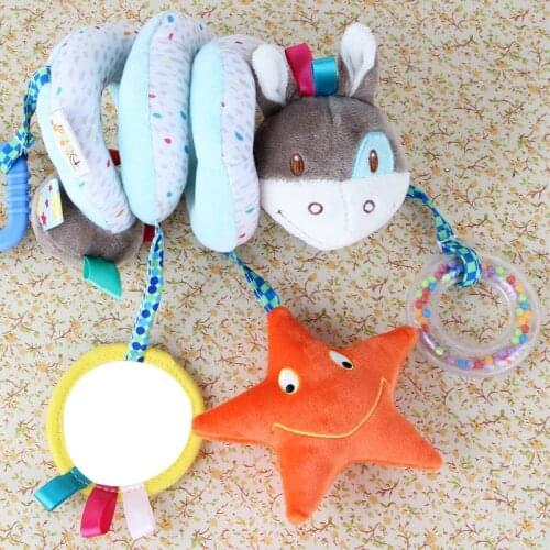 Baby Animal Elephant Bed Hanging Around The Bed, Newborn Multifunctional Puzzle Bedside Rattle Baby 0-1 Year Old Toy Toddler Toy