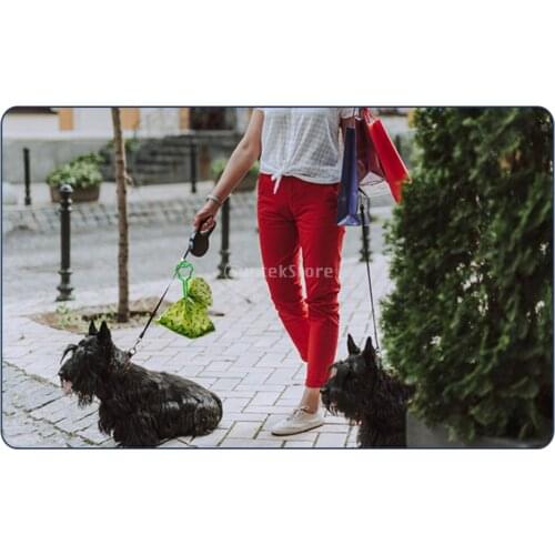 Dog Poop Bag Holder Waste Bag Carrier Clip Adjustable Hands Free Doggy Leash Bag Carrier Dispenser Accessories