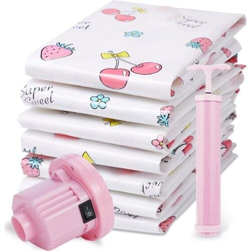 1PCS Reusable Vacuum Storage Bag Dust-proof Clothes Quilt Pillow Pouch Foldable Home Wardrobe Closet Organize Saving Seal Packet