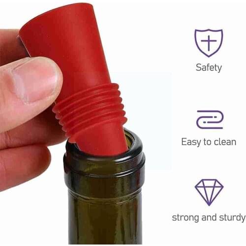 Stainles steel Conical Glass Bottle Stopper home brew Cap Oak Cork Wine Jar Pudding Beer Plug bottl cap Container Bottle N4W5