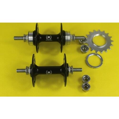 Novatec A565SBT/A566SBT 565/566 Fixed Gear Hubs 188g/254g Single Speed Track Hubs 28/28 Holes in Black No Logos