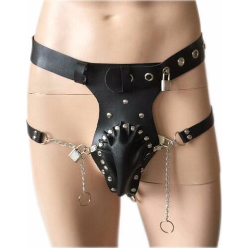 New male penis bondage restraints male chastity belt cock cage bdsm bondage harness dildo device fetish wear sex toys for men