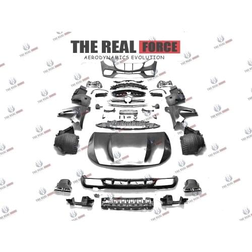 Suitable For 16-20 Benz W213 E Class E200 E220 E250 E300 E350 E400 VAD E63S Widebody Full Body Kit Front Rear Bumper Side Skirts