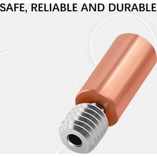 All-Metal Copper E3D V6-Crazy Heat Break Throat Stainless Steel 3D Printer Part Nozzle Throat For 1.75 E3D V6 Hotend Heat Block