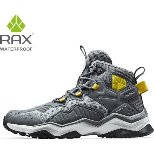 RAX Waterproof Trekking Hiking Shoes for Men Breathable Outdoor Mountain Sneakers Women Man Hunting Camping Climbing Boots Mens