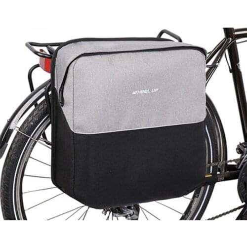 24L Large Capacity Cycling Bicycle Rear Seat Bag Trunk Pannier Multifunction Expandable Waterproof MTB Bicycle Pannier Bag