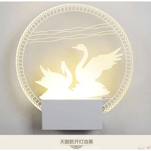 LED wall lamp home lighting wall light modern lights lamparas de pared applique murale Acrylic indoor lighting bedside lamp