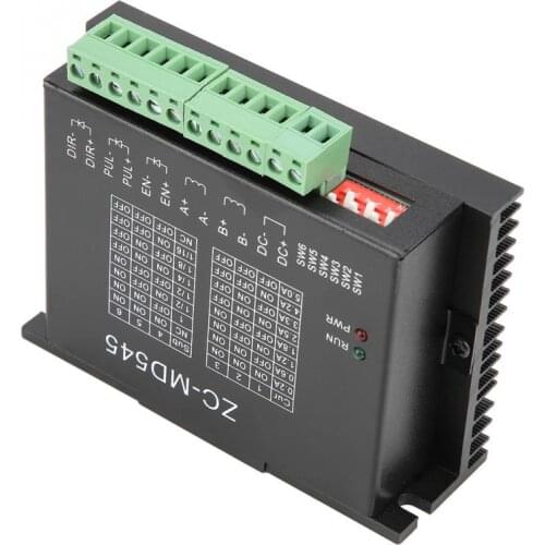 ZC-MD545 Stepper/Stepping Motor Driver Controller 5A 12-48V/DC 57 42 Hybrid Stepper Motor Two-phase for CNC Router New Arrival