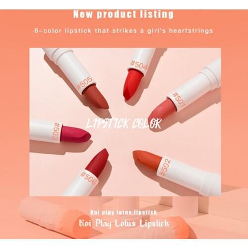 1PCS Lipstick Velvet Matte Lipstick Waterproof Sweat-proof Long Lasting Lipgloss Woman Lip Makeup Cosmetic Lip Stick Tint TSLM1