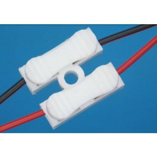 10x 2p Spring Connector wire with no welding no screws Quick Connector cable clamp Terminal Block 2 Way Easy Fit for led strip