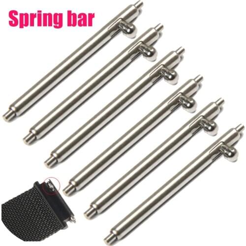 1000pcs Watch Band Pins of 1.5mm Diameter 18/20/22/23mm Stainless Steel Spring Bars for Attaching Watch Band