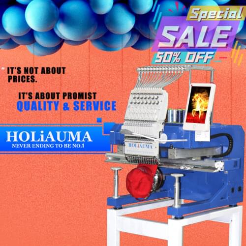 HOLiAUMA Computerized efficient digital device design embroidery machine