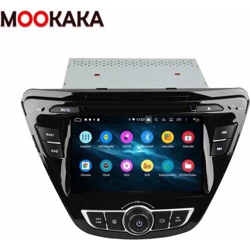 For HYUNDAI ELANTRA/AVANTE 2014-2015 PX6 Android 10.0 4+128G Radio Car DVD Player With GPS Navigation Auto Stereo Head Unit DSP