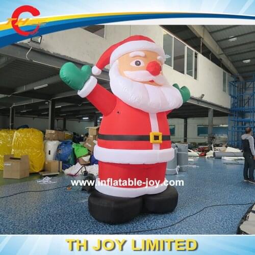 Free shipping customized giant inflatable santa claus inflatable santa claus cartoon for sale, advertising inflatable cartoons