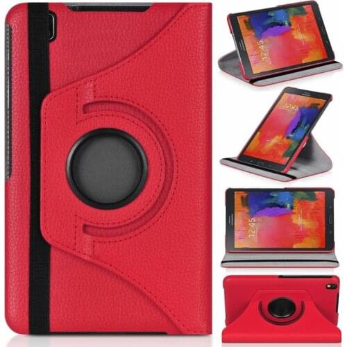 Tab Pro 8.4 SM-T320 360 Degree Rotating PU Leather Flip Cover Case For Samsung Galaxy Tab Pro 8.4 SM-T320 T321 T325 Tablet Case