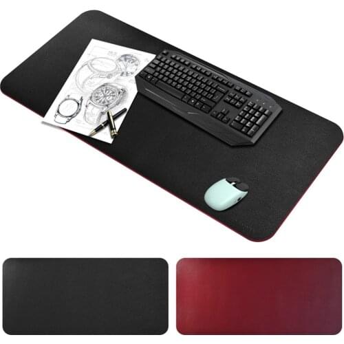95X40CM Double-side Usable Mouse Pad Portable Large Gaming Mousepad Waterproof PU Leather Desk Grand Mat Gamer for Dota LOL