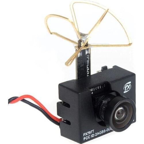FX797T 5.8G 25mW 40CH AV Transmitter With 600TVL Camera for Quadcopter FPV Camera Drone