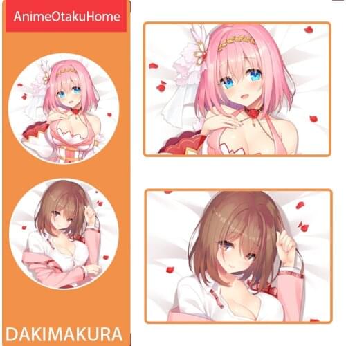 Anime Game Princess Connect! Re:Dive Kusano Yui Illya Throw Pillow Cover Hugging Pillowcase Otaku Bedding Dakimakura Pillow Case