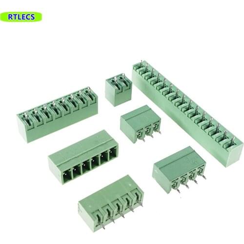 2 3 4 5 6 7 8 9 10 11 12 13 14 15 16 Position 3.81 mm 0.150" Terminal Block Header Male Pins Shrouded Vertical through hole PCB