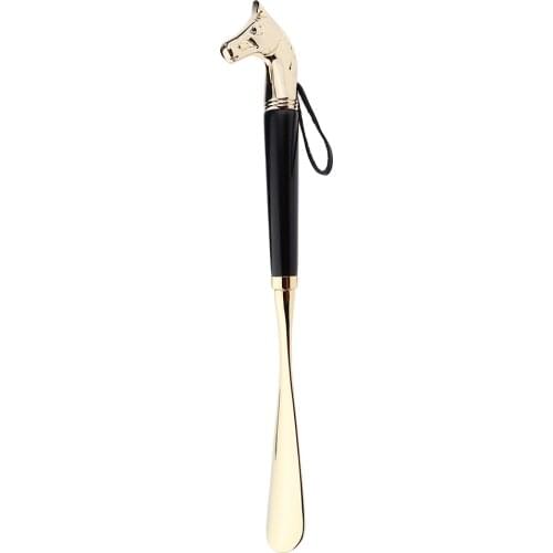 Metal Shoe Horn Handle Long Remover Shoehorn Handheld Durable Shoeshorn 32cm