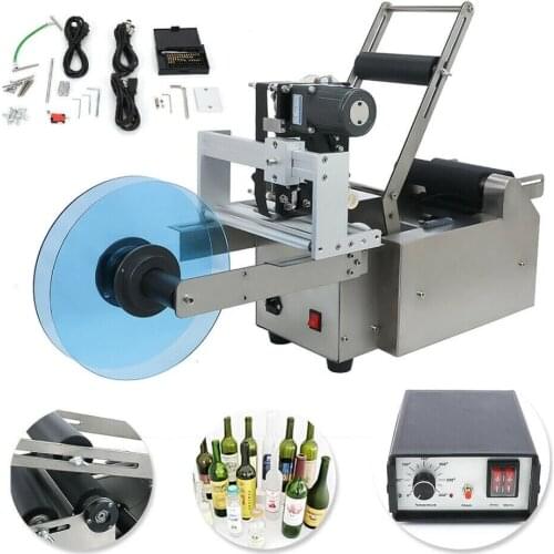 MT-50D Automatic Round Bottle Labeling Machine Labeller & Date Code Printer