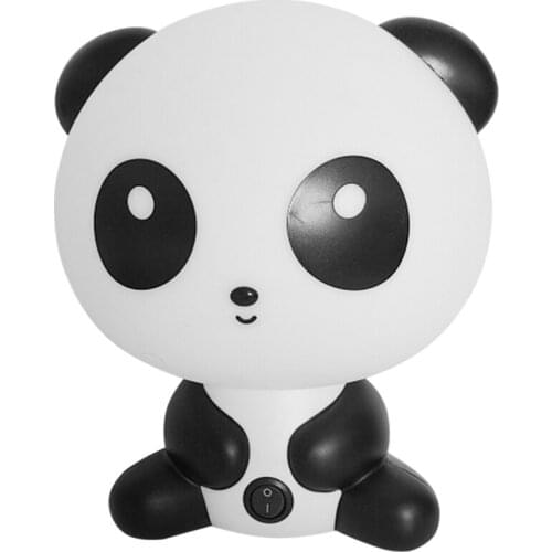 Cartoon Animals Night Lights Cute Bear Panda Dog Table Desk Lamps Kids Baby Sleeping Lamp for Bedroom Bedside