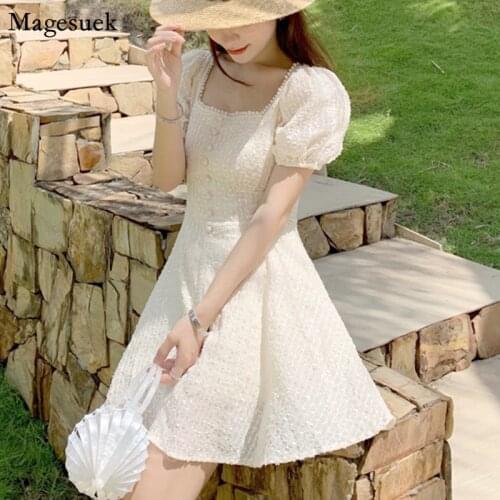 Solid Dresses Woman Summer 2021 Beach Casual Mini Chiffon Dress Women Elegant Short Sleeve Party Sexy Female Dress Vestidos 9239