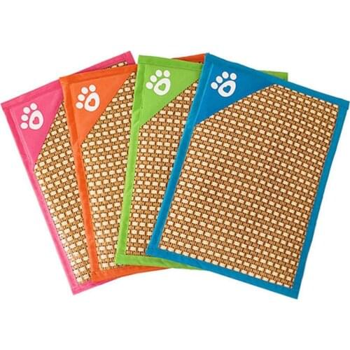 Pet Summer Cooling Mat Breathable Mesh Cloth Matting Pad For Small Medium Large Dogs Cats