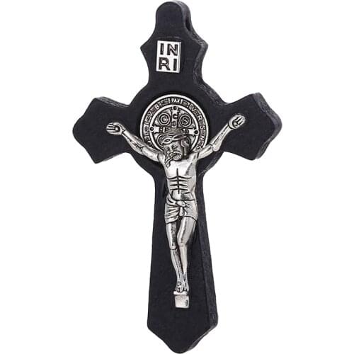 Necklace Charms Jesus Cross Orthodox Pendulum Charms Solid Wood Material Charms For Jewelry Making Crosses For Women 2021NEW