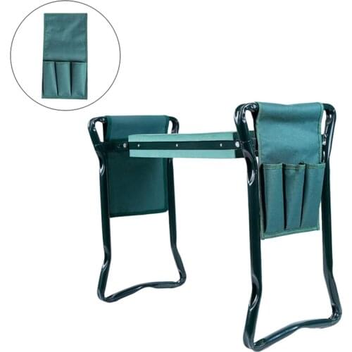 Portable Gardening Kneeler Stool Side Bag Multiuse Gardening Storage Bag Gardening Hanging Side Pockets Saving Space Bags D
