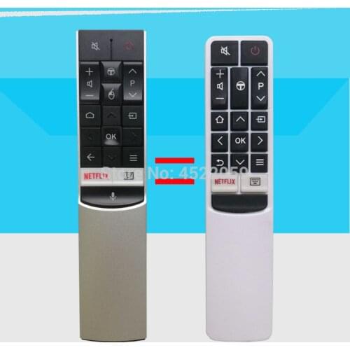 RC602S Remote Control with Netflix button fit for TCL C70 and P60 series .Xclusive X1 55dp660.55P6US.U55C7006.l43p6us