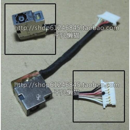 DC Power Jack with cable For HP 15-CK 14-BF 14-CE 14-AL 14-AL124TX W125 TPN-Q207 TPN-C131 M6-W M6-W101DX laptop DC-IN Flex Cable