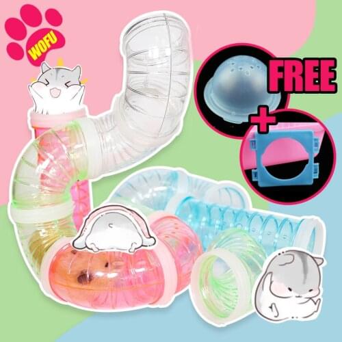 WOFUWOFU Tunnel For Hamster, For Hamsters Cages,Hamster Accessories,Hamster Machine,for Mouse Hamster and Other Small Animals