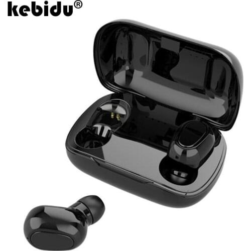 TWS Bluetooth 5.0 Earphones With Charging Box Wireless Earphone 9D Stereo Sports Waterproof Earbuds Headsets With Microphone