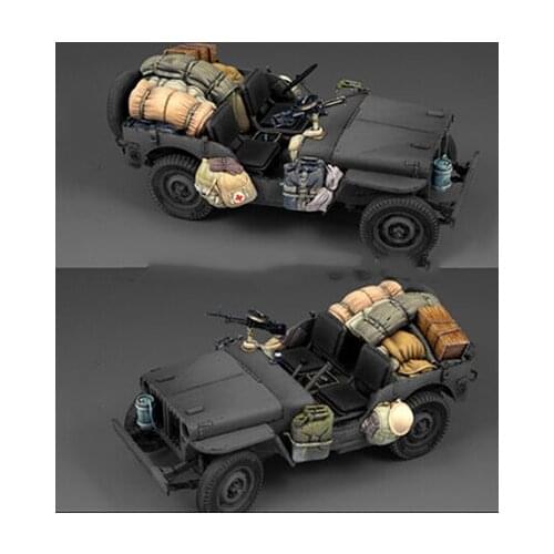 Unassambled 1/35 ancient Accessories Set ( NO CAR ) Resin figure miniature model kits Unpainted