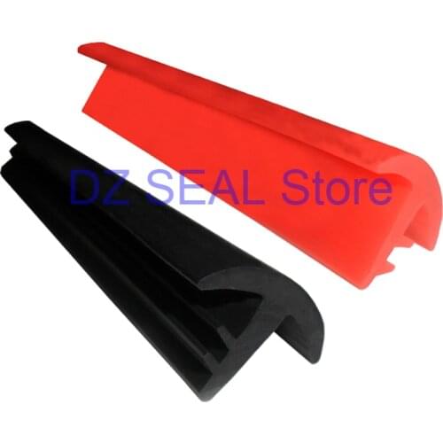 1.6M T Car Door Windshield Rubber Seal Strip Dust proof Anti- Noise Sealing Strips For Car Dashboard Windshield Edge Trim