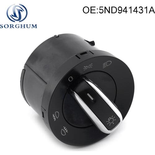5ND941431A Headlight Switch Control For VW Golf MK5 Caddy Jetta