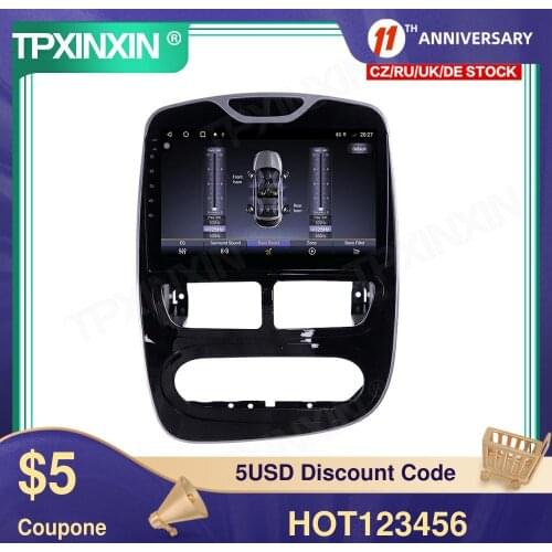 6+128G Android 10.0 DSP For Renault Clio 2013-2015 Car GPS Navigation Radio Player Car Multimedia Player Head Unit Tape Recorder