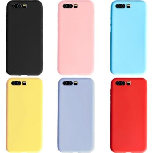 For Honor 9 Case Honor 9 Cover 5.15 inch Candy Color Soft Silicone Back Cover Phone Case For Huawei Honor 9 STF-L09 Bumper Cases