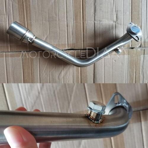 For Vespa GTS300 GTS 300 250 200 GTS250 GTS200 51mm Motorcycle Exhaust Slip-On Mid Middle Front Link Pipe Escape Moto Pit Bike